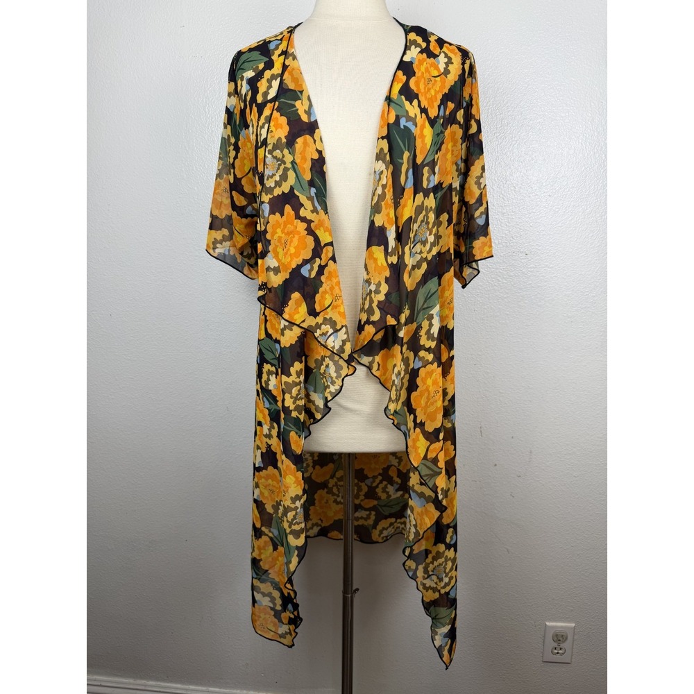 NWOT LuLaRoe SHIRLEY Floral Kimono Duster Multi Color Size S